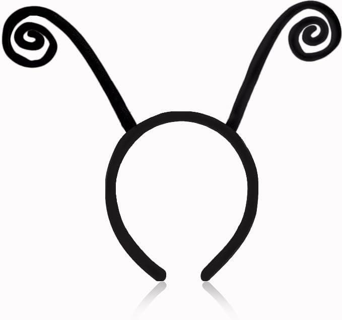 NESTRE Butterfly Antenna Headband for Women,Black Ladybug Ears Headband Butterfly Wings Costume for Halloween Costume Accessories Party Supplies