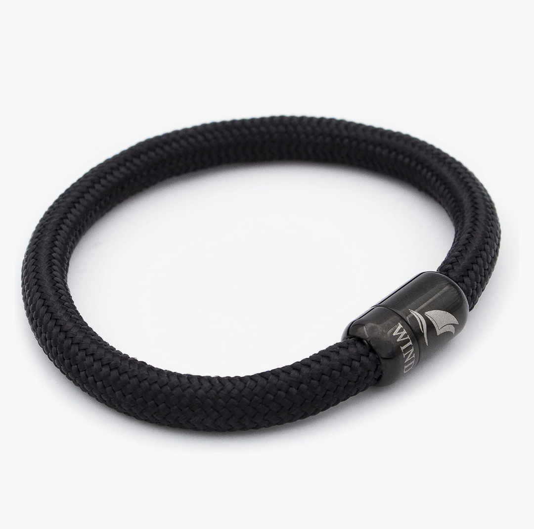WIND PASSION - Paracord Bracelet for Men & Women | Nautical Bracelet Inspired by Sailor Sea Apparel | Handmade with Braided Rope and Magnetic Clasp | For Men and Women looking for a Sports, Athletic or Surf Style | Waterproof Resistant |
