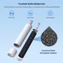 GLACIER FRESH Replacement for RPWFE, RPWF (Built-in CHIP) Refrigerator Water Filter, Compatible with GFE28GYNFS, GFE28GELDS, PFE28KELDS, PFE28KYNFS, GFD28GELDS, PWE23KELDS, PWE23KMKES, 2 Pack