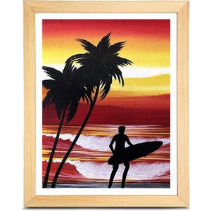DIY Canvas Stretcher Bars 16x20 Inch Canvas Frame - Easy to Assemble, Gallery Wrap Oil Frame Kits Canvas Wood Stretcher Bars- for Oil Paintings, Prints, Paint by Numbers & Posters