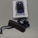 Wellue Bluetooth Pulse Oximeter Fingertip, Blood Oxygen Saturation Monitor with Free APP, Batteries, Carry Bag & Lanyard (Black)