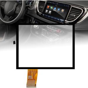 8.4" Uconnect Screen Replacement Radio Digitizer Compatible with 2017-2022 Jeep Dodge Ram 1500 2500 3500 Chrysler Durango Challenger Grand Cherokee Wrangler Radio Navigation Radio #LA084X01(SL)(01)