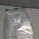 AmazerBath Heavy Duty Shower Curtain Liner 12 Gauge, 72 x 65 Inches Clear Shower Curtain Liner with 3 Clear Stones and 12 Grommet Holes, Weighted Plastic Shower Liner