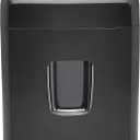 Amazon Basics 15-Sheet Cross Cut Paper Shredder for Home and Office, CD/Credit Card Shredder with 6 Gallon Wastebasket, Black