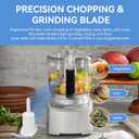 CH-4CB Chopping Blade for Cuisinart Blade Replacement Parts, Food Processor Blade Fits for Cuisinart 4 Cup Chopper/Grinder CH-4, CH-4BK & CH-4DC Only