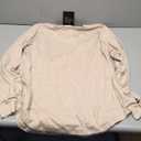 Ficerd 3 Pack Women's Long Sleeve Shirts, Cotton Crew Neck Tunic Tops Casual Loose Fit Pullover Sweatshirts Curved Hem Shirts (Large, Black, Brown, Apricot)