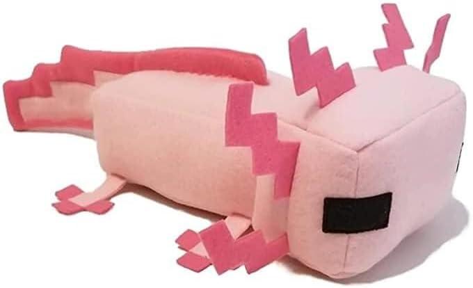 Pink Axolot Plush Plush Stuffed Toy Soft Throw Pillow Decorations for Video Game Fans, Kids Birthday Party Favor Preferred Gift for Holidays, Birthdays(Pink Axolot)