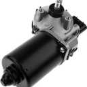 Front Windshield Wiper Motor Compatible with Ram 1500 2500 3500 4500 5500 2011-2017 | Ram 1500 2009-2010 Replace 4-Pin Wiper Motor 68050422AA, 68050422AC