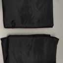 Nasitos 2 Pack Black Tablecloth 6 Foot-Open Back Fitted Tablecloth Rectangle Table, Washable Fabric Trade Show Table Cover for Craft Show, Display, Parties, Wedding, Events