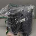 Thermal Insulated Door Curtain Fits 32" x 80" Doors, Curtain Size 35" x 82", Thermal Door Cover for Winter with Clear Window, Keep Cold Out & Save Energy, Drill-Free Easy Installation, Black