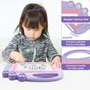 AiTuiTui Magnetic Drawing Board Toddler Toys for Girls Gifts, Erasable Sketch Writing Doodle Pad Travel Games for Kids in Car, Early Education Learning Skill Development Toys for Kids Toddlers (Purple)