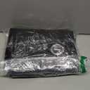 NICETOWN Bathroom Blackout Thermal Curtains and Drapes, Black Solid Thermal Insulated Grommet Blackout Drapery Panels for Window (2 Panels, 42 inches Wide by 68 inches Long, Black)