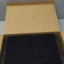 TahoeBay Slim Can Cooler Sleeves (50-Pack) Skinny Tall Cans 12 Oz Bulk Thin Seltzer Fit Sublimation Blanks for Vinyl Plain Blank Foam Beer Bottles Black White Assorted Solid Set (Black)