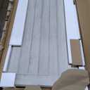 Signature Design by Ashley Carynhurst Farmhouse Large Leg Home Office Desk, 2 Storage Drawers, Vintage Bronze Hardware, Wood, 60.25" Wide, Antique White