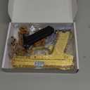 Gold Soft Bullet Toy Gun Shell Ejecting for Age 8, 9, 10, 11, 12+ Years Old Boys, Realistic Toy Pistol with 50 Foam Bullets, 48 Shells & 2 Clips, Ideal Christmas Birthday Gift for Kids Adults