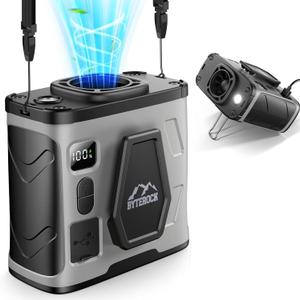 Portable Waist Fan, 40H Cooling Personal Wearable Fan, 5 Speeds 16000RPM Strong Belt F an,10000mAh Portable Fan Rechargeable Hands-free Neck Fan With Flashlight for Work, Outdoor, Travel, Gift for Men (Gray) Portable Waist Fan, 40H Cooling Personal Wearable Fan, 5 Speeds 16000RPM Strong Belt F an,10000mAh Portable Fan Rechargeable Hands-free Neck Fan With Flashlight for Work, Outdoor, Travel, Gift for Men (Gray)