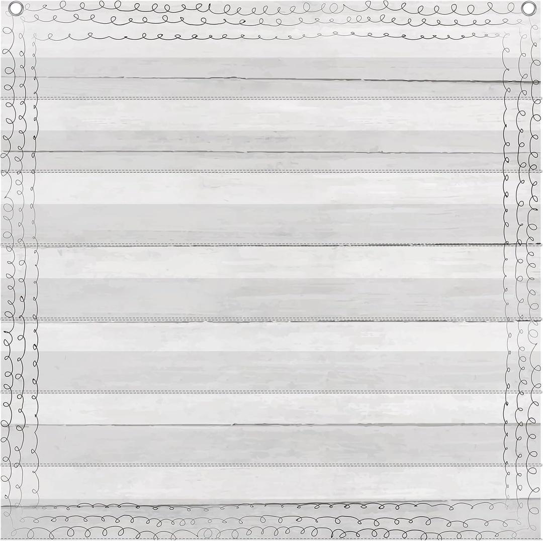 Retro Standard Pocket Chart for Classroom, 7 Pockets Chart for Teacher Lessons Home Classroom School Aids Fits Standard 3'' Sentence Strips and Word Cards 28''x28'