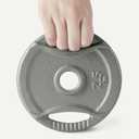 Amazon Basics 1-Inch Cast Iron Grip Weight Plates