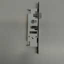 US Flat Slot Storm Door Mortise Lock Body Fits for Larson Screen Away Doors, 5/16" Square Spindle Hub, 2-1/2" Handle PZ, 7/8" Backset, 7" Faceplate H.C., Non-Handed, Matte Black
