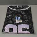 Dolpind Baseball Jersey Men Women Button Down Baseball Shirt Plain Casual Blank Jersey Softball Fan Team Sport Uniforms (Black, S)