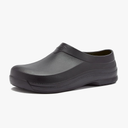 Avia Flame Women's Clogs, Slip Resistant Shoes for Women's Food Service, Non Slip Restaurant and Chef Shoes Women's Slip Resistant for Kitchen Work or Nursing, Black, Oil and Water Resistant, Size 7