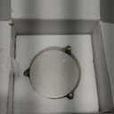 Queenza Marble Coasters for Drinks, Natural Stone Coasters Set for Coffee Table, Bar, Dining & Home Decor, Set of 6 Sleek 3.5-Inch, 5 mm Thick Tiles with Metal Holder, Polished from Both Sides