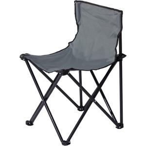 ZONEMEL Portable Fast Folding Chair, Ideal for Sauna, Fishing, Lightweight Compact Backpack Chairs, Grey (Small)