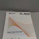 H HOLIMET Case for iPad Pro 12.9 2022 6th/5th/4th/3rd Generation with Pencil Holder Folio Shockproof Auto Sleep/Wake, Vegan Leather (Blue 2nd)