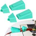 TOOVREN 2PCS Upgraded Bias Tape Makers Fabric Tube Maker for Fabric Roll Rugs Bias Binding Tape Making Tool for DIY Crafting and Quilting Sewing Supplies Machine with Instruction