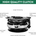 Aeagle AM118625 PTO Clutch for AM116654 AM123123 AM115091 AM106365 Warner 5215-9, for John Deere LX186 180 185 GS25 GS30 GS45 GS75 HD45 HD75