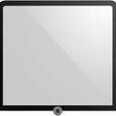 for BambuLab Front Door P1 and X1 Front Glass Enclosure P1S X1 X1C Front Door Mounting kit Replacement Front Cover of P1S(Top Glass)