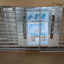 SZHLUX 32" Live Animal Cage Trap, Heavy Duty Folding Raccoon Traps, Humane Cat Trap for Stray Cats, Raccoons, Squirrel, Skunk, Mole, Groundhog, Armadillo, Rabbit, Catch and Release