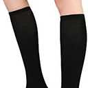 Century Star Women's Knee High Socks Athletic Thin Stripes Tube High Stockings Outdoor Sport Socks