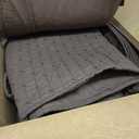 Levtex Home Cross Stitch Reversible King/Cal King Quilt Set (106x92in) with 2 Pillow Shams (36x20in) - Stitch Texture - Cocoa - Cotton King Size Quilt Bedding Set - Lightweight, Soft, Pre-Washed (Chocolate)