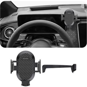 Car Phone Holder Fits for Mercedes Benz 2023-2025 EQE Accessories(Only fit for 12.8-inch Screen),Thick Cases Friendly,Cell Phone Mount for 4-7 in Phones