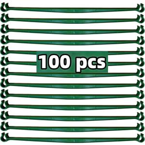 100Pcs Stake Arms for Tomato Cage, 11.8 inch Tomato Stake Connectors, Expandable Support Trellis Connectors for 11mm Stakes for Garden Climbing Plants Vegetables