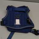 Rabbitgoo Dog Harness Medium Sized No Pull, Tactical Service Pet Vest with Molle and Control Handle, Adjustable and Reflective Military Harness for Easy Walking and Training, Blue, M