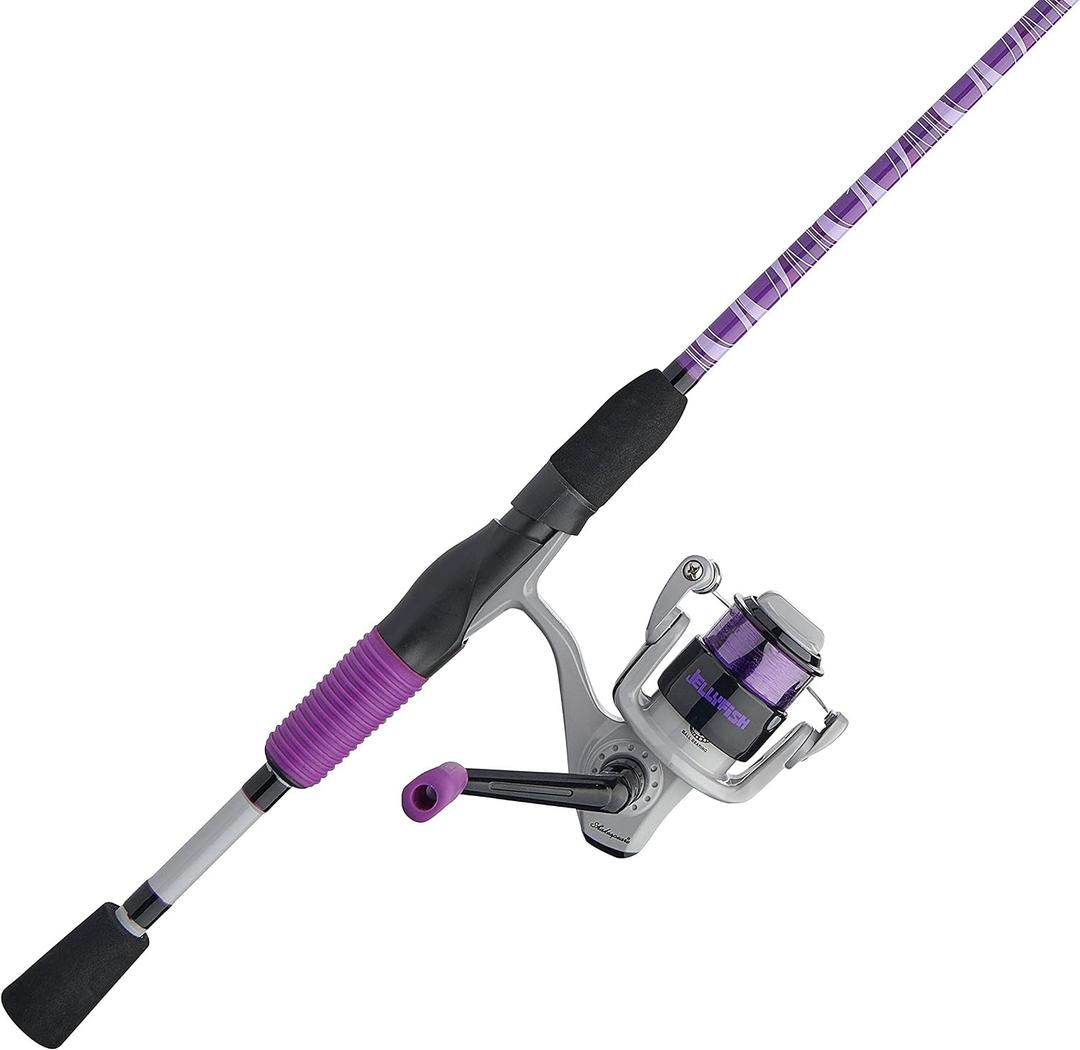 Shakespeare Jellyfish Spincast Reel and Fishing Rod Combo, 5'6" - Medium - 2pc