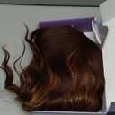 Bob Wavy Wigs for Women Reddish Caramel Brown Short Curly Hair Wig with Bangs Shoulder Length Style Synthetic Realistic Heat Resistant Wig for Everyday Hairstyle 16 Inch