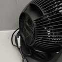 Amazon Basics Air Circulator Fan, Desk Fan for Bedroom, Home and Office, With 90-Degree Tilt Head, 3 Speed Settings, Lightweight (3 LBS), 35 Watts, Black, 11.1"W x 6.3"D x 10.9"H