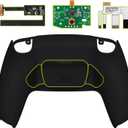 eXtremeRate Black Back Paddles Programable Rise 2.0 Remap Kit for PS5 Controller BDM-010 020, Upgrade Board & Redesigned Back Shell & Back Buttons Attachment for PS5 Controller - Without Controller