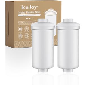 IceJoy 6-Stage Filtration Water Filters(Set of 2) for Water Filter System - Replacement for Berkey PF-2 Fluoride Filters, Berkey and Other Gravity Water Filter System, NSF/ANSI 42 Certification