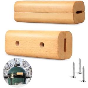 FOTITM Wooden Handle Replacement, Large Green Egg Accessories, Compatible with X-Large, and XX-Large Sizes,