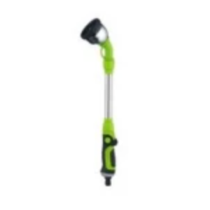 Watering Wand - The Relaxed Gardener 18" Garden Hose Nozzle Sprayer 8 Adjustable Spray Patterns and Thumb Control Shut Off Valve