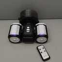 Rechargeable Bubble Machine with RGB Lights: 30,000 Bubbles Storm, Auto 360 Rotation & Remote Control - with Bubble Refill Solution & Power Display for Romantic Weddings, Kids Parties, Outdoor Fun (Black)