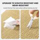 Pet Cooling Mat for Dogs and Cats  Natural Rattan Straw Pad, Breathable Summer Pet Pad for Small & Medium Pets, Anti-Slip Cool Mattress for Indoor & Outdoor Use (Medium)