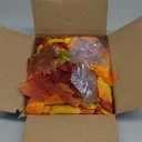 DearHouse 2 Pack Fall Garland Maple Leaf, 5.9Ft/Piece 7 Colors Hanging Vine Garland Artificial Autumn Foliage Garland Thanksgiving Decor for Home Wedding Fireplace Party Christmas (Brown)