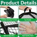 DECOHS 2 Pcs Pop-Up Mesh Plant Cover Tent, 22 x 22 x 22 Inch Garden Net Cage Guard Cover, Plant Protector Enclosure with 12 Ground Stakes for Protecting Plants Vegetable Fruit from Birds Insects