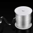 BBTO Clear Elastic Strap Lightweight Elastic Clear Bra Strap for Cloth Sewing Project (33 Yards x 0.06 Inch)