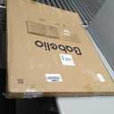 Babelio 36" H Removable Baby Gate for Stairs No Bottom Bar, 29-43" W, White